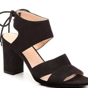 Franco Sarto | Black Ginko Lace Up Sandals Sz 8